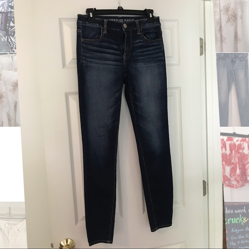 American Eagle high rise jeggings super stretch, 4
